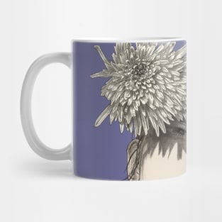 Katty and the Big White Flower Mug